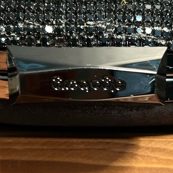 Olga Berg Bria Crystal Fringe Clutch in Black. Gorgeous! New with tags. - Picture 8 of 11